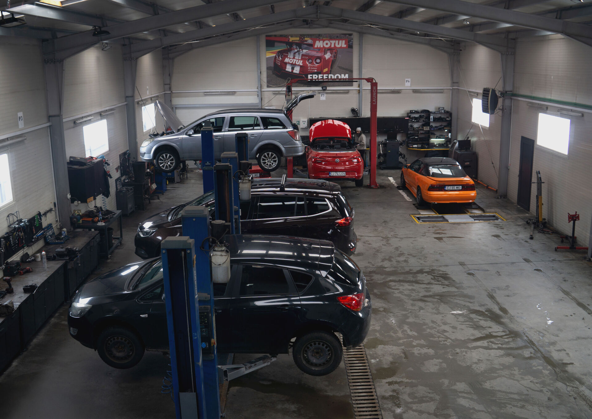 Service Opel Cluj - Workshop specializat Opel în Cluj-Napoca, vedere de ansamblu